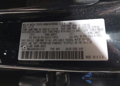 2024 Mazda Cx-50 2.5 S Premium from USA, damaged, VIN 7MMVABDM5RN155591